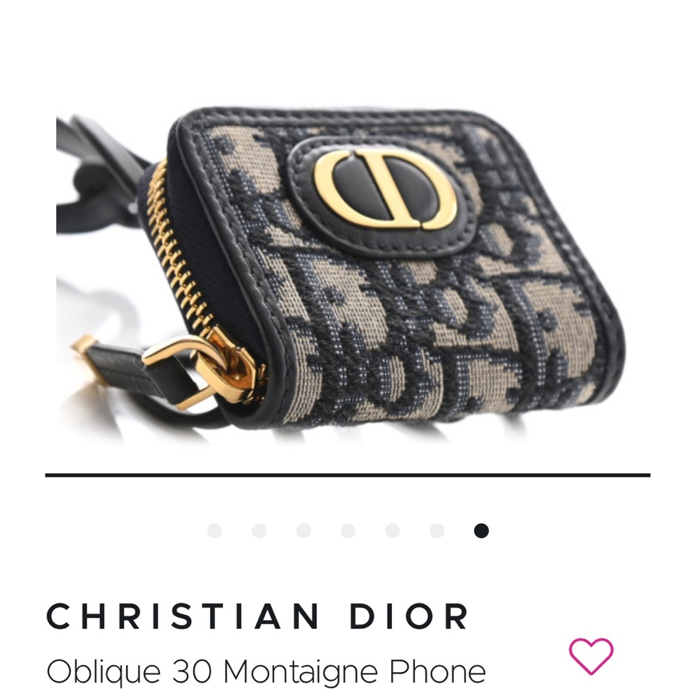 Christian Dior AirPod iPhone Carrier